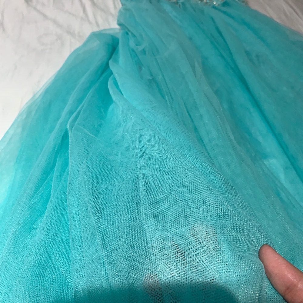 Camille la vie light blue dress. - Picture 5 of 8